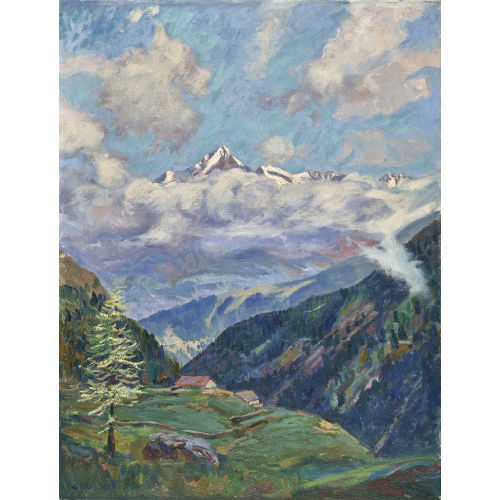 HANS BEAT WIELAND : 'Aletschhorn' (DOBIASCHOFSKY AUKTIONEN AG)