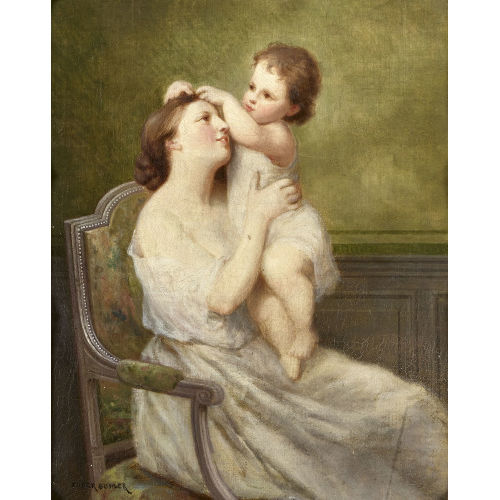 FRITZ ZUBER-BUEHLER : Mutter mit Kind (DOBIASCHOFSKY AUKTIONEN AG)