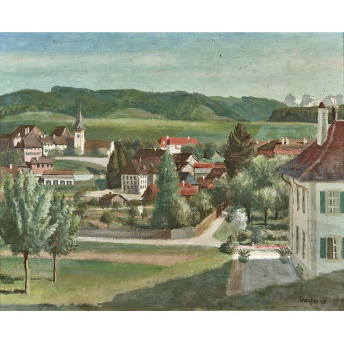 FRED STAUFFER : Blick auf Kniz (DOBIASCHOFSKY AUKTIONEN AG)