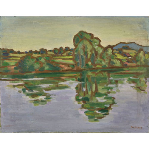 TONIO CIOLINA : Bord de la Thi�le (DOBIASCHOFSKY AUKTIONEN AG)