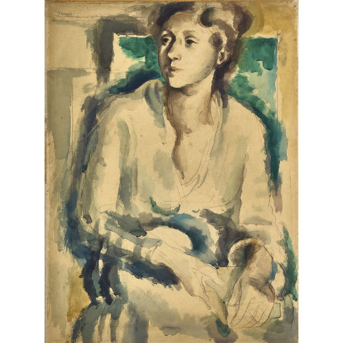 WILHELM GIMMI : Femme assise (DOBIASCHOFSKY AUKTIONEN AG)