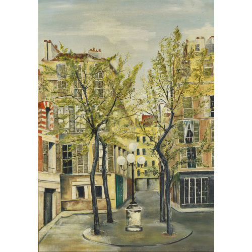 ZARA LANDR� COUNDOUROFF : 'Place de Furstemberg' (DOBIASCHOFSKY AUKTIONEN AG)