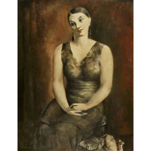 RODOLPHE TH�OPHILE BOSSHARD : 'Portrait de Miss T.' (DOBIASCHOFSKY AUKTIONEN AG)