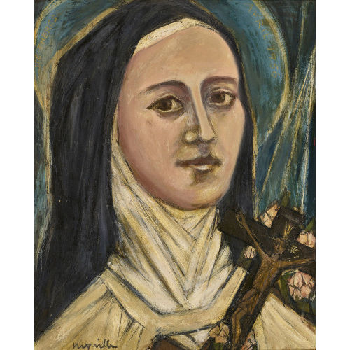 ARMAND NIQUILLE : Ordensschwester mit Kruzifix (DOBIASCHOFSKY AUKTIONEN AG)