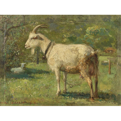 HENRI L�OPOLD GIRARDET : 'La ch�vre blanche' (DOBIASCHOFSKY AUKTIONEN AG)