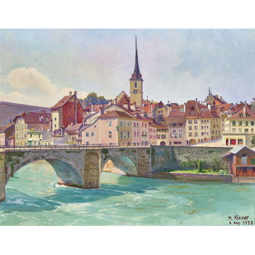 ROBERT KIENER : Die Untertorbr�cke in Bern (DOBIASCHOFSKY AUKTIONEN AG)