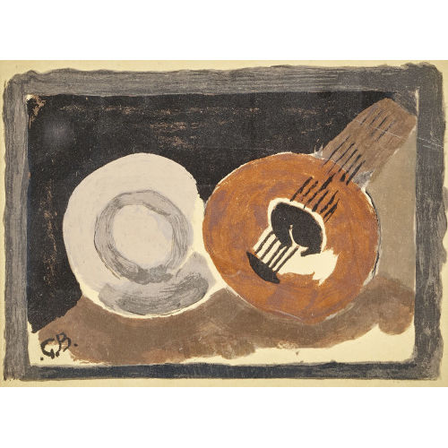 GEORGES BRAQUE : Neujahrskarte (DOBIASCHOFSKY AUKTIONEN AG)