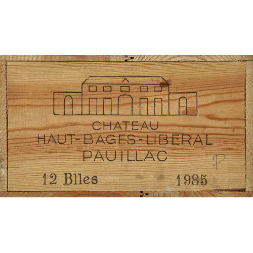 CH�TEAU HAUT-BAGES-LIB�RAL : Pauillac, Grand Cru Class�, 1985 (DOBIASCHOFSKY AUKTIONEN AG)
