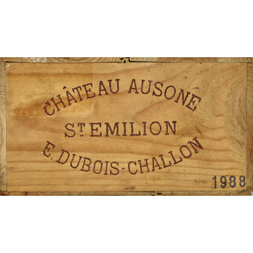 CH�TEAU AUSONE : Saint-�milion, Premier Grand Cru Class� A, 1988 (DOBIASCHOFSKY AUKTIONEN AG)