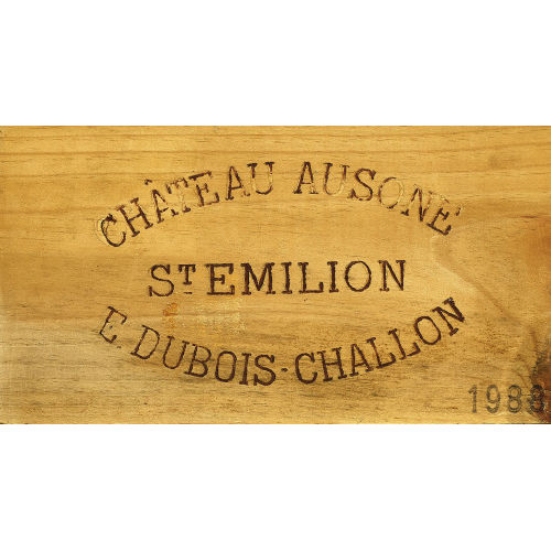 CH�TEAU AUSONE : Saint-�milion, Premier Grand Cru Class� A, 1988 (DOBIASCHOFSKY AUKTIONEN AG)