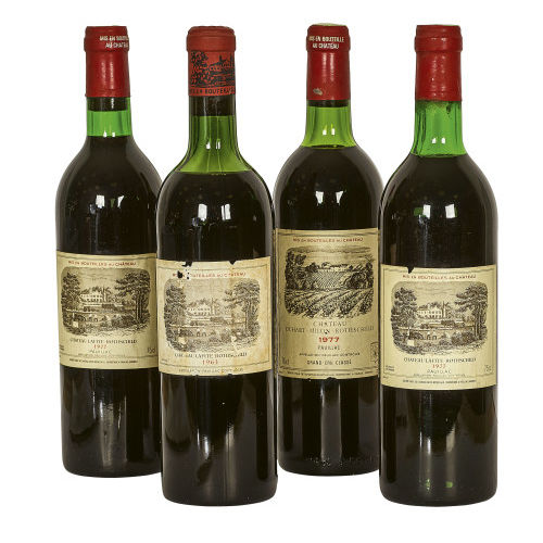 CH�TEAU LAFITE ROTHSCHILD : Pauillac, Premier Grand Cru Class�, 1963/1977 (DOBIASCHOFSKY AUKTIONEN AG)