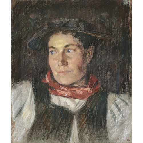 PAUL AUGUSTE PERRELET : 'Valaisanne' (DOBIASCHOFSKY AUKTIONEN AG)