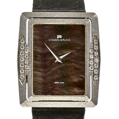 SCHLEGEL & PLANA : Gentleman's wristwatch designed by Julia Plana (DOBIASCHOFSKY AUKTIONEN AG)