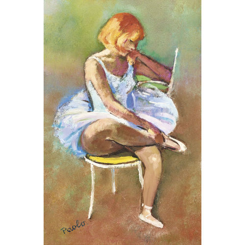PAUL JAKOB) PAOLO (EIGTL. M�LLER : 'Balleteuse' (DOBIASCHOFSKY AUKTIONEN AG)