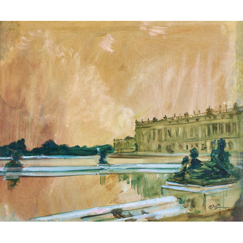 JEAN-GABRIEL DOMERGUE : Le Bassin de Neptune  Versailles (DOBIASCHOFSKY AUKTIONEN AG)