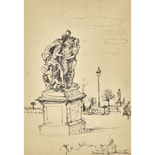 IR�NE ZURKINDEN : Fig�rliches Denkmal in Pariser Park (DOBIASCHOFSKY AUKTIONEN AG)