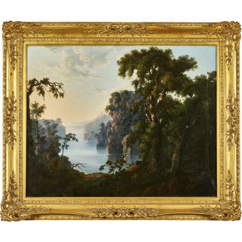 PATRICK NASMYTH : Landscape at sunset (DOBIASCHOFSKY AUKTIONEN AG)