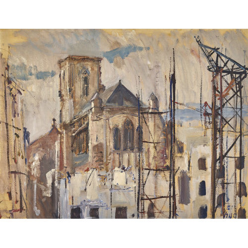 FRITZ HUG : Gotische Kathedrale (DOBIASCHOFSKY AUKTIONEN AG)