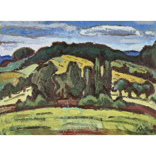 ADOLF MATHYS : H�gelige Landschaft (DOBIASCHOFSKY AUKTIONEN AG)