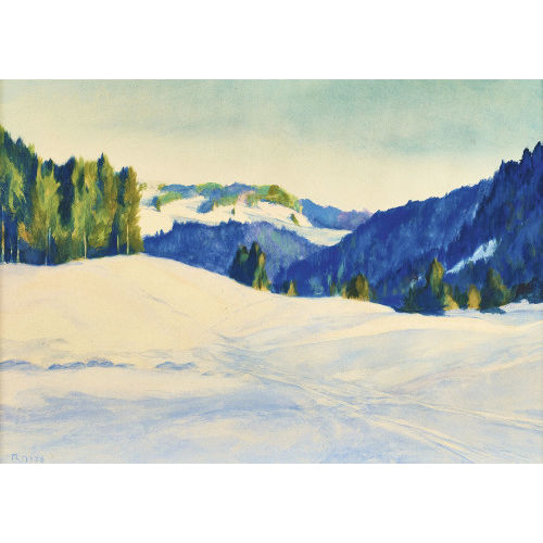 RUDOLF M�LLER : Winterlandschaft (DOBIASCHOFSKY AUKTIONEN AG)