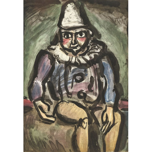GEORGES ROUAULT : 'Le vieux clown' (DOBIASCHOFSKY AUKTIONEN AG)