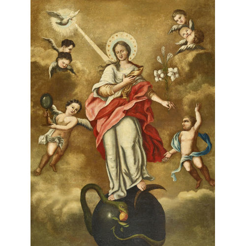 17./18. JH. ITALIEN : Maria immaculata (DOBIASCHOFSKY AUKTIONEN AG)