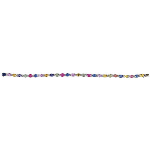 SAPHIR-DIAMANT-BRACELET : (DOBIASCHOFSKY AUKTIONEN AG)