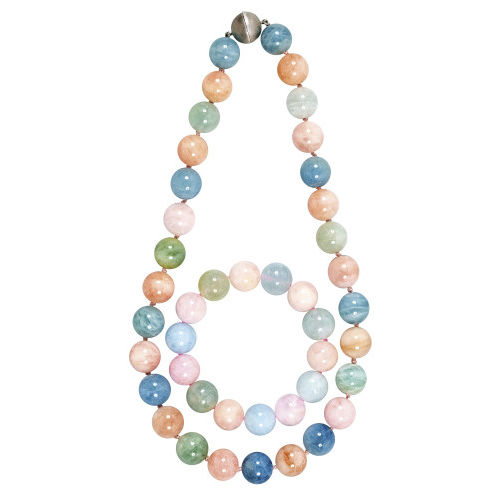 AQUAMARIN-QUARZ-SET : (DOBIASCHOFSKY AUKTIONEN AG)