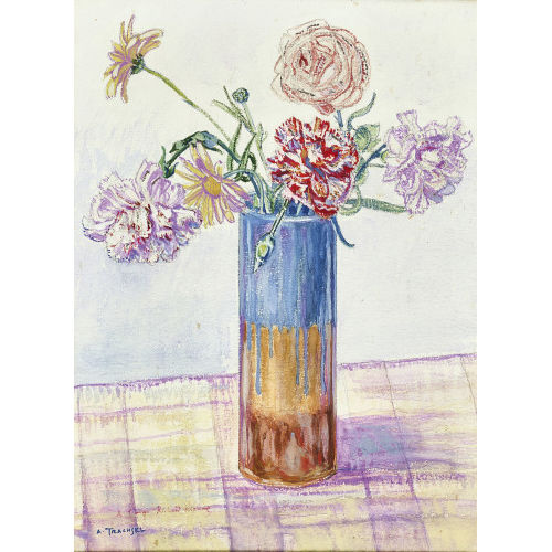 ALBERT TRACHSEL : Blumenstillleben (DOBIASCHOFSKY AUKTIONEN AG)
