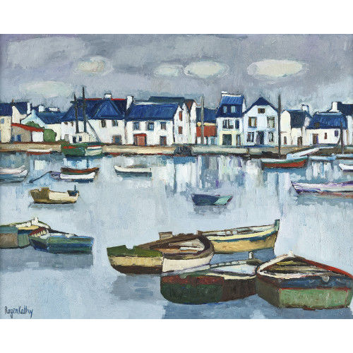 ROGER KATHY : 'Guilvinec in der Bretagne' (DOBIASCHOFSKY AUKTIONEN AG)