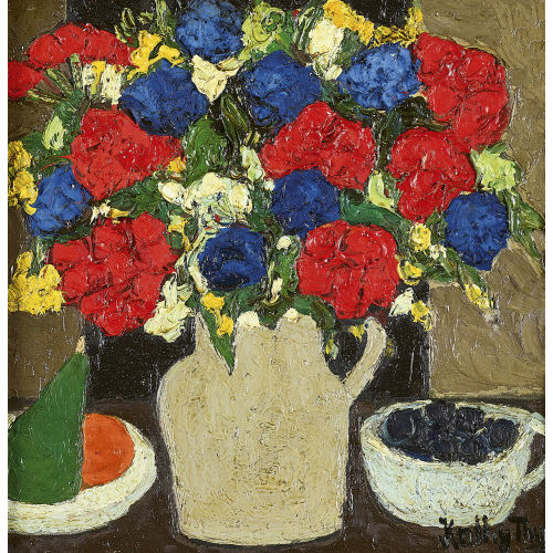 KATHY (EIGTL. THYS-BILL THYS : Nature morte aux fleurs (DOBIASCHOFSKY AUKTIONEN AG)