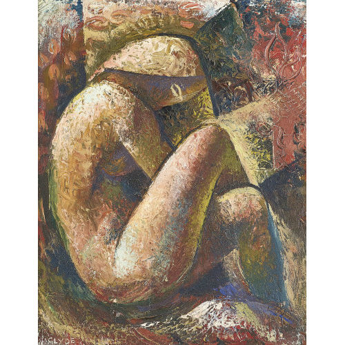 HENRY GEORGES GLYDE : Sitting nude (DOBIASCHOFSKY AUKTIONEN AG)