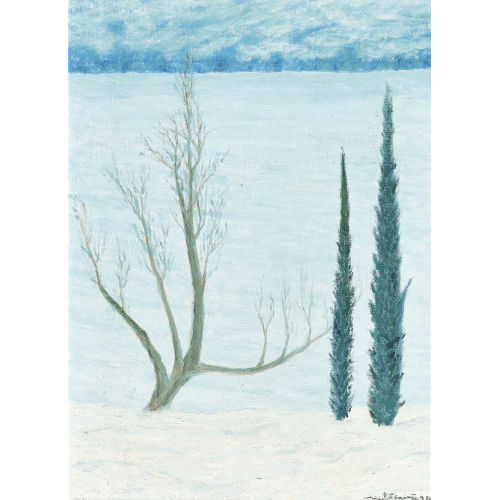 GIOVANNI BATTISTA MOLTENI : Winterlandschaft (DOBIASCHOFSKY AUKTIONEN AG)