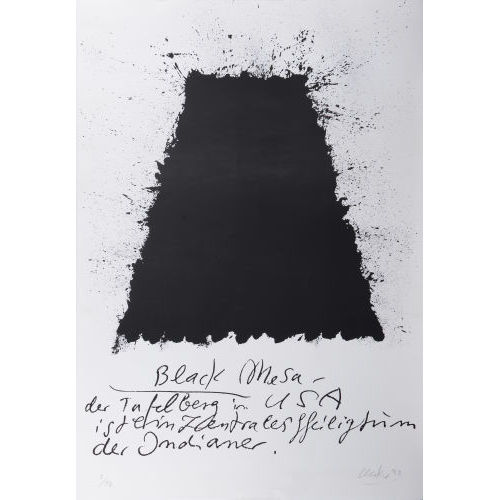G�NTHER UECKER : 'Black Mesa...' (DOBIASCHOFSKY AUKTIONEN AG)