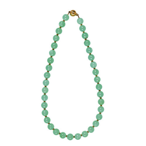 CHRYSOPRAS-COLLIER : (DOBIASCHOFSKY AUKTIONEN AG)