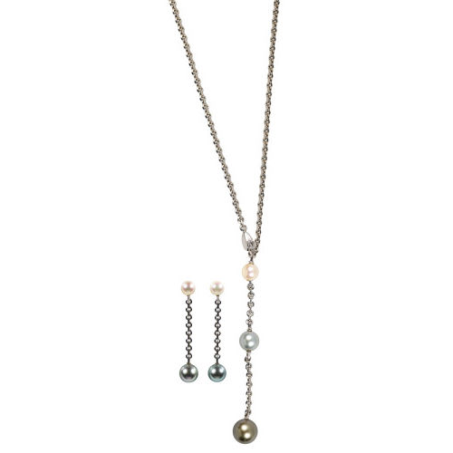 PERLEN-BRILLANT-SET : Cartier, Paris (DOBIASCHOFSKY AUKTIONEN AG)