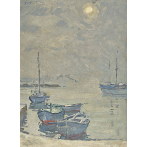 HANS POTTHOF : 'Hafen von St. Tropez' (DOBIASCHOFSKY AUKTIONEN AG)