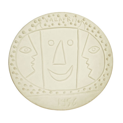 PABLO PICASSO : Platte 'Vallauris', 1956 (DOBIASCHOFSKY AUKTIONEN AG)