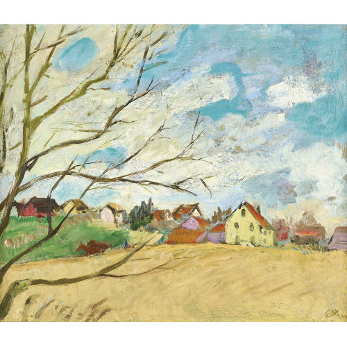 ERNST MORGENTHALER : 'Vorfr�hling in H�ngg' (DOBIASCHOFSKY AUKTIONEN AG)