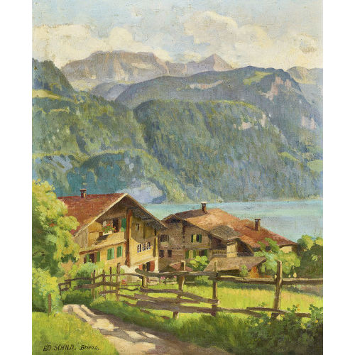EDUARD SCHILD : 'Brienzerh�user und Faulhorn' (DOBIASCHOFSKY AUKTIONEN AG)