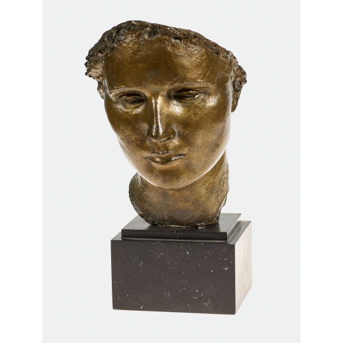 HERMANN HUBACHER : 'Maske der Frau A.H.' (DOBIASCHOFSKY AUKTIONEN AG)