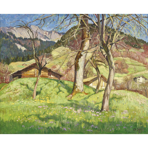 EDUARD SCHILD : 'Aprilsonne' (DOBIASCHOFSKY AUKTIONEN AG)
