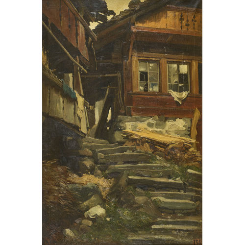 AUGUSTE BACHELIN : H�user in Merligen (DOBIASCHOFSKY AUKTIONEN AG)