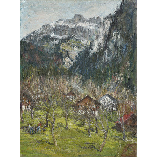 JOHANN PETER FL�CK : 'Im D�rfli, Schwanden' (DOBIASCHOFSKY AUKTIONEN AG)