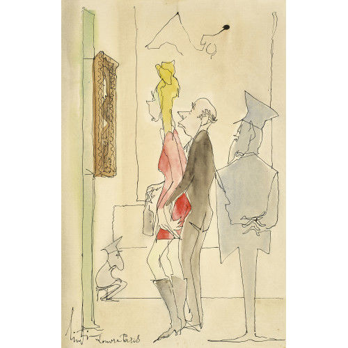 ALBERT) LINDI (EIGTL. LINDEGGER : 'Louvre, Paris' (DOBIASCHOFSKY AUKTIONEN AG)