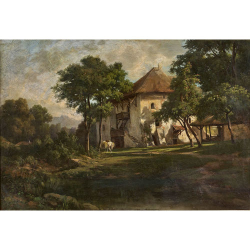 BARTH�LEMY MENN : Sommerliches Geh�ft (DOBIASCHOFSKY AUKTIONEN AG)