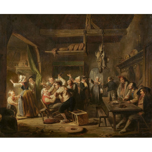 MARCHANT : Handfeste Rauferei unter Bauern (DOBIASCHOFSKY AUKTIONEN AG)