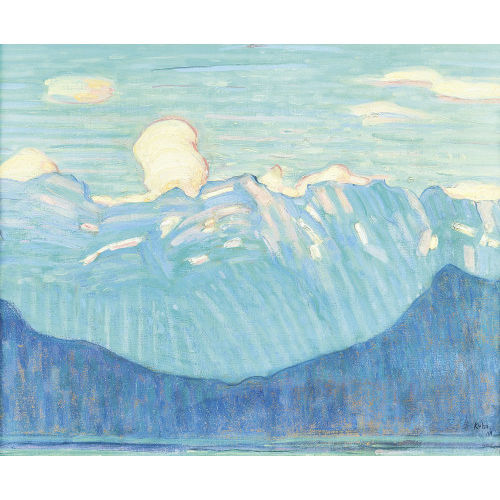EMIL ADOLF KUHN : Berglandschaft (DOBIASCHOFSKY AUKTIONEN AG)