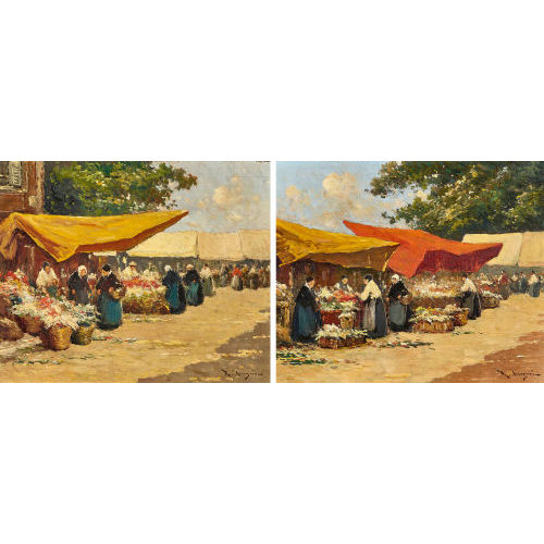 ROMANA ARREGUI : Auf dem Markt. Gegenst�cke (DOBIASCHOFSKY AUKTIONEN AG)