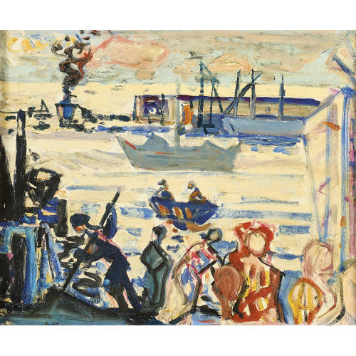 MAX GUBLER : 'Venedig, der Hafen' (DOBIASCHOFSKY AUKTIONEN AG)